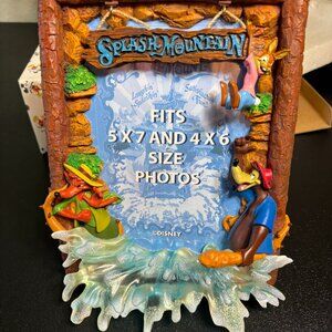 Vintage Disney Splash Mountain Resin Photo Frame New In Box